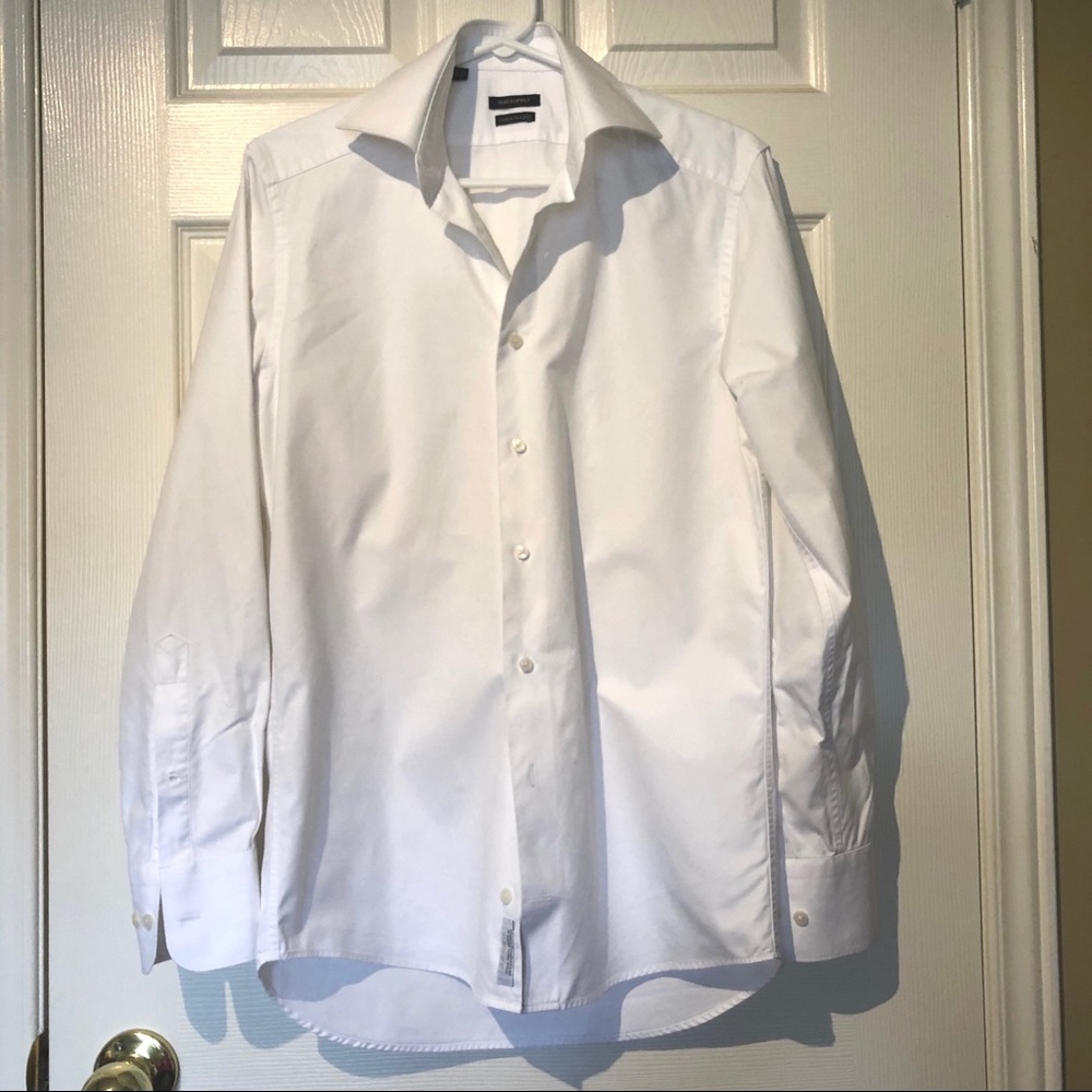 Suit Supply White Oxford Traveller Shirt